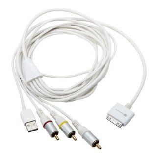 Decrescent RCA Composite AV TV Out Cable for iPod, iPhone and iPad (Latest Firmware) Computers & Accessories