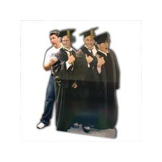3 Stooges Graduation Cardboard Stand Up, Cut out   3 Stooges Standee Health & Personal Care