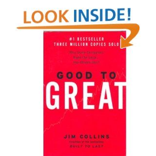 Good to Great Why Some Companies Make the LeapAnd Others Don't Jim Collins 9780066620992 Books