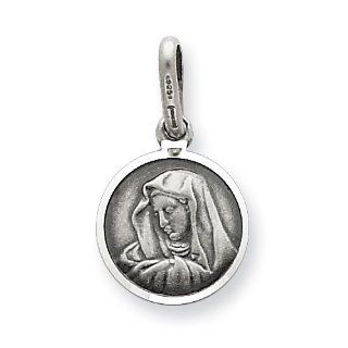 Sterling Silver Our Lady of Sorrows Medal Kitchen & Dining