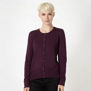 The Collection Dark purple stretch cardigan