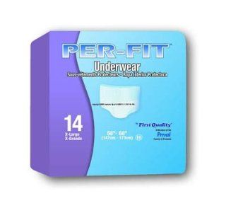 Units Per Pack 14 PER FIT Protective Underwear XLarge Purple Waist 58 68" First Quality PF514 Health & Personal Care