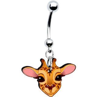 Adorable Giraffe Belly Ring Body Piercing Rings Jewelry