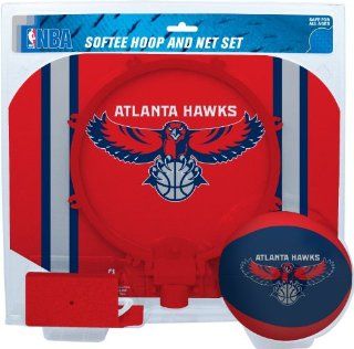 NBA Atlanta Hawks Slam Dunk Softee Hoop Set Sports & Outdoors