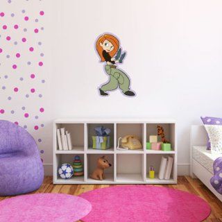 Kim Possible crime fighter Wall Graphic Decal Sticker 25" x 16"   Wall Decor Stickers