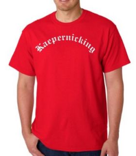 Kaepernicking Script San Francisco Red Adult T Shirt Tee (Smal) Clothing