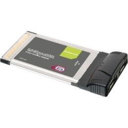 IOGEAR Dual Port eSATA CardBus Card IOGear Hard Drive Controllers