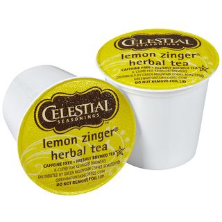 Celestial Seasonings Lemon Zinger Herbal Tea 96 count K Cups for Keurig Brewers Beverage Dispensers & Coolers