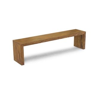 Handcrafted Solid Seesham Wood Emmerson Bench (India) Benches