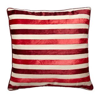Red striped cushion