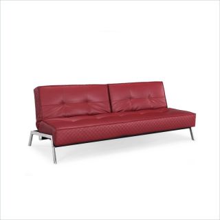 Lifestyle Solutions Copenhagen Convertible Sofa in Crimson Red   MCCPHS310SA