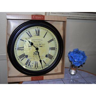 Chaney Instruments 18 Inch Vintage Port Wine Wall Clock   Wall Clocks Large Decorative
