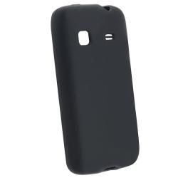 Black Silicone Case for Samsung Galaxy Prevail M820 Eforcity Cases & Holders