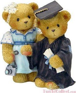 Cherished Teddies Graduation Proud Mom with Graduate   Collectible Figurines