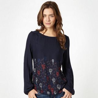 Mantaray Navy balloon border top