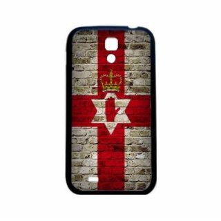 Northern Ireland Brick Wall Flag Samsung Galaxy S4 Black Silcone Case   Provides Great Protection Cell Phones & Accessories