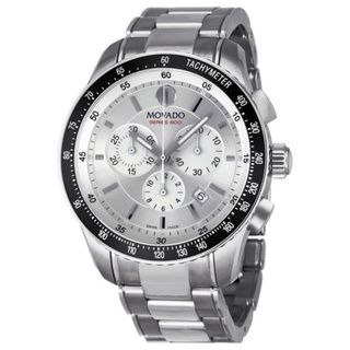 Movado Men's 800 Stainless Steel Tachymeter Chronograph Watch Movado Men's Movado Watches