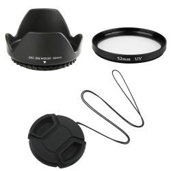 Lens Hood/ Lens Cap/ UV Filter for Panasonic Lumix DMC G1/ G2/ G10 Eforcity Lenses & Flashes
