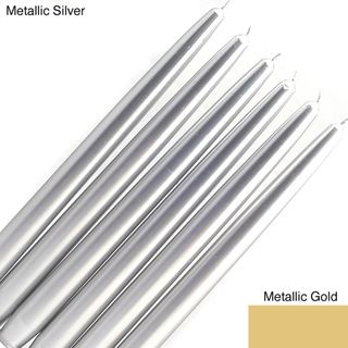 Metallic 12 Inch Taper Candles (Case of 144) Candles & Holders