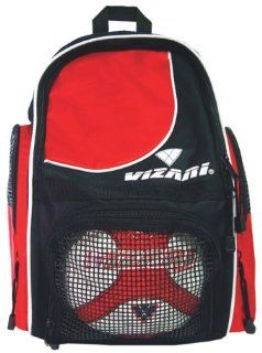 Vizari Solano Custom Soccer Backpacks RED 10 X8 X16.5  Soccer Ball Bags  Sports & Outdoors