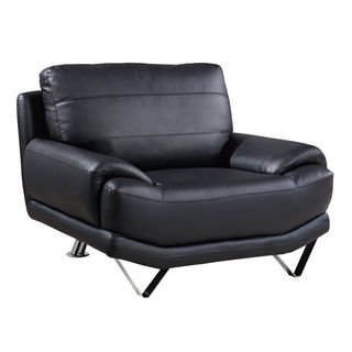 Black Bonded Leather Chair Chairs
