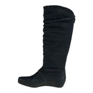 Women's Earthies Chara Black Vintage Leather Earthies Boots