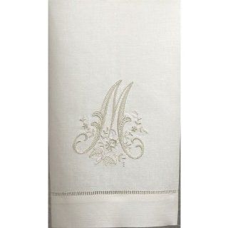 Embroidery Linen Hand Towel Letter (S)  