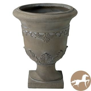 Christopher Knight Home Moroccan 20 inch Antique Green Urn Planter Christopher Knight Home Planters, Hangers & Stands