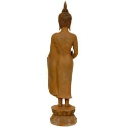21" Thai Standing Gebon Iron Look Buddha Statue (China) Statues & Sculptures