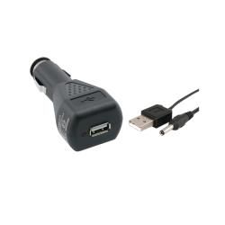 Eforcity USB Car Adapter with Retractable Type A to 3.5mm Cable Cell Phone Chargers