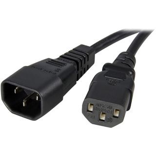 StarTech 10 ft 14 AWG Computer Power Cord Extension   C14 to C13 Startech Cables & Tools