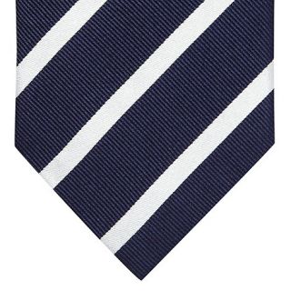 J by Jasper Conran Designer navy breton striped silk tie