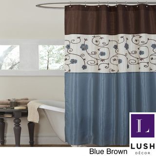 Lush Decor Royal Garden Shower Curtain Lush Decor Shower Curtains