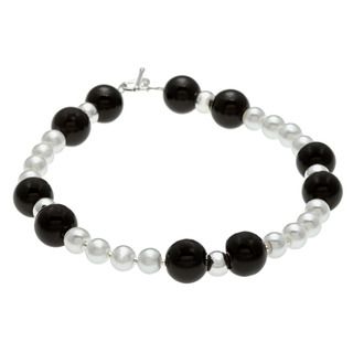 Black and White Pearl Bracelet Bracelets