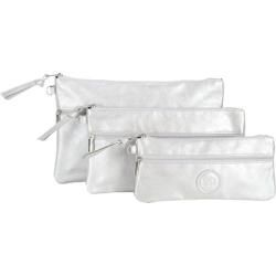Women's Sacs of Life Triple Lux Silver Sacs of Life Toiletry Bags