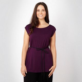 Gorgeous Purple rope belted tunic top