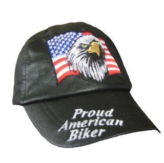 Proud American Biker Hats for Men   Patriotic Baseball Cap   Adjustable  Sports Fan Baseball Caps  Sports & Outdoors