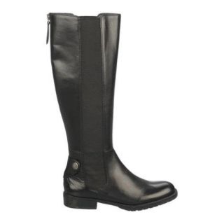 Women's Franco Sarto Tahini Black Leather Franco Sarto Boots