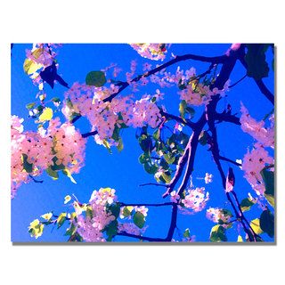 Amy Vangsgard ' Pink Flowering' Canvas Art Trademark Fine Art Canvas