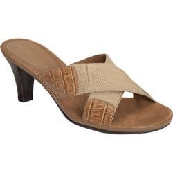 Women's Aerosoles Love Powem Tan Croco Aerosoles Heels