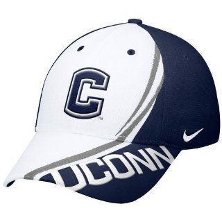 Nike Connecticut Huskies (UConn) Navy Blue Conference Red Zone Flex Fit Hat  Football Jerseys  Sports & Outdoors