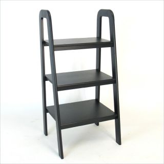 Wayborn Birchwood Ladder Stand in Black   9076B