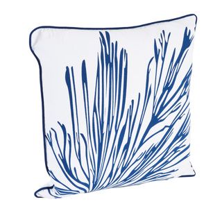Coral Branch Design Down Filled Throw Pillow Throw Pillows