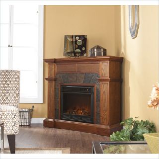 Holly & Martin Cypress Electric Fireplace in Mission Oak   37 081 023 0 25