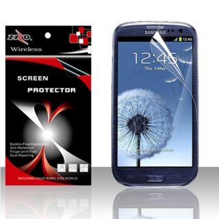 BasAcc Clear Anti Glare Mirror Privacy Screen Protector for Samsung Galaxy S3 BasAcc Other Cell Phone Accessories