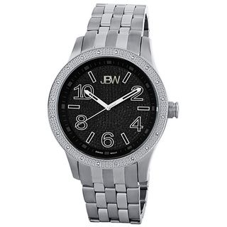 JBW Men's 'Pantheon' Diamond Stainless Steel Bezel and Dial Watch JBW Men's More Brands Watches