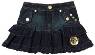 Baby Phat Girls 2 6x Baby Phat Denim Skirt,Congo Denim,4T Clothing