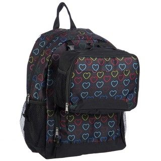 Granite Canyon Hearts 16 inch Backpack with Lunch Tote Granite Canyon Fabric Backpacks