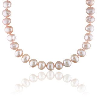 Miadora Freshwater Pink Pearl Necklace (9 10 mm) Miadora Pearl Necklaces