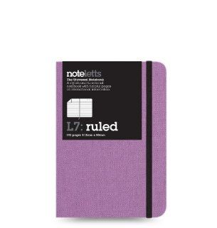 Lett's Noteletts Universal Notebook, Small, Ruled, Lilac, 4.375 x 3.125 Inches, 192 Pages (LEN7RLC) 